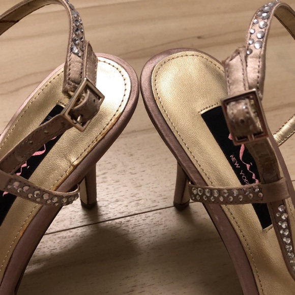 Nina Tan Bejeweled Strappy Heels Size: 7 - Picture 8 of 9